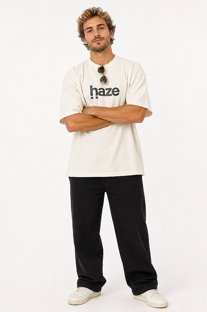 Camiseta Oversized Masculina Off-White Haze