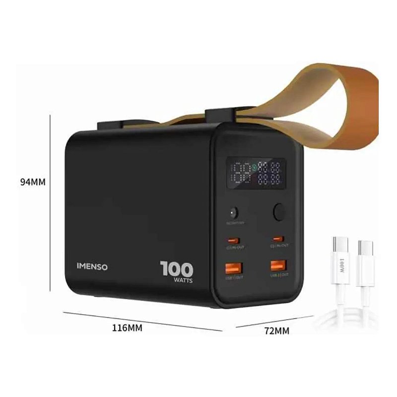 Carregador Portátil Imenso 618S 60000mAh 100W Ultra Rápido