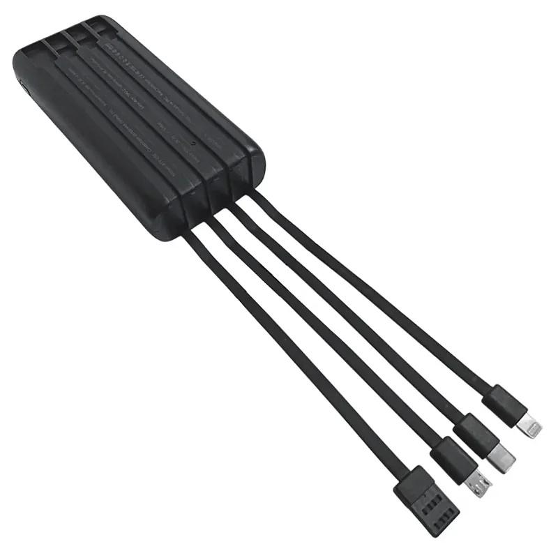 Power Bank 20000mAh E'SPADA BTE-05E – Carregador Portátil Turbo 3.1A, Saída USB/Tipo-C/Lightning, Bateria Externa Recarregável para Celular Android, Tablet e IOS.