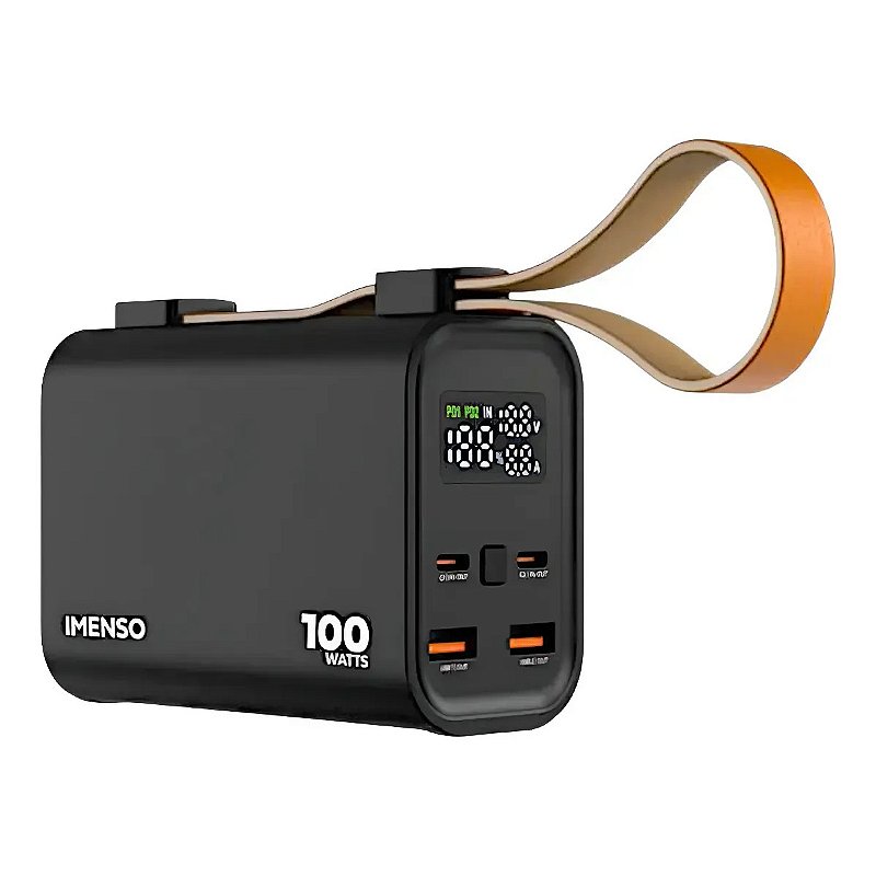 Powerbank Ultra Rápido Imenso 626T Portátil 100w 30000mah Notebook Celular