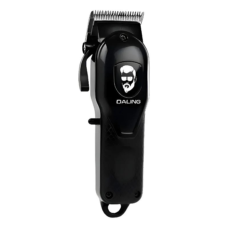 Máquina de Cortar Cabelo Daling Hair Clipper Dl-1755 Black Clipper Máquina de Cortar Cabelo