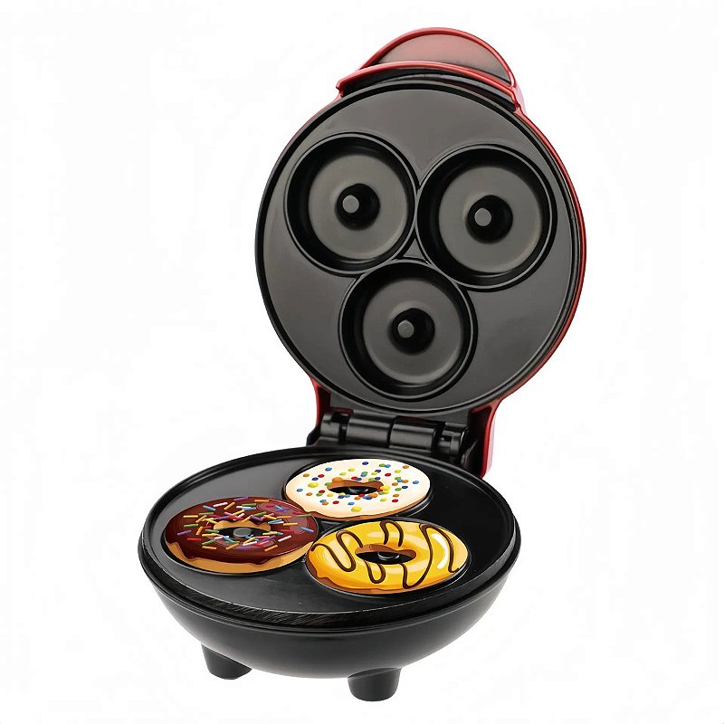 Mini Máquina de Donut e Rosquinhas Confeitaria 350W