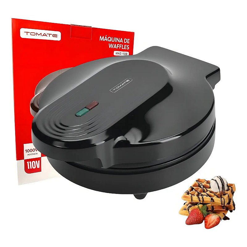 Máquina de Waffles MAZ-112A Tomate 1000W 127V