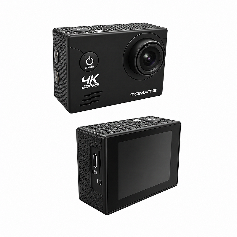 Câmera Esportiva 4K Tomate MT-1090 à Prova D'água Mergulho Ação