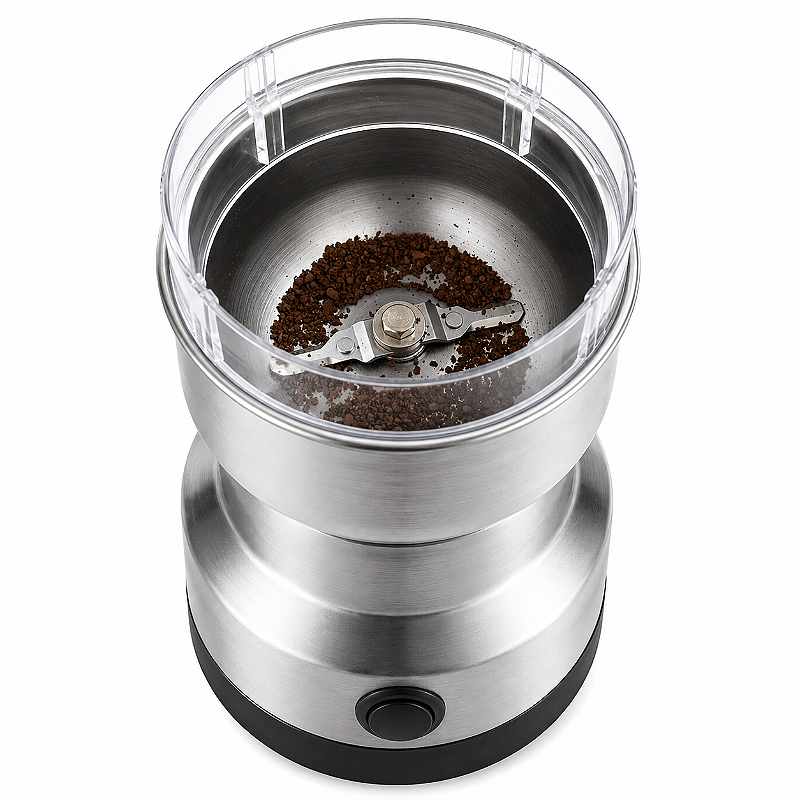 Moedor Café Triturador Processador Grãos Inox Elétrico BMAX BM-F3402