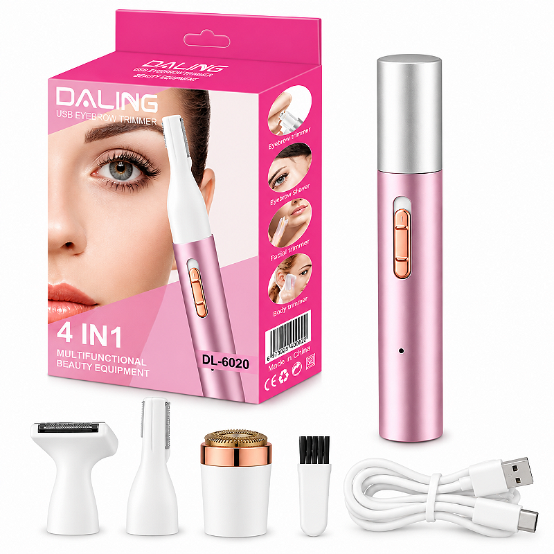 Daling Kit Higiene Feminino 4 Em 1 Depilador DL-6020