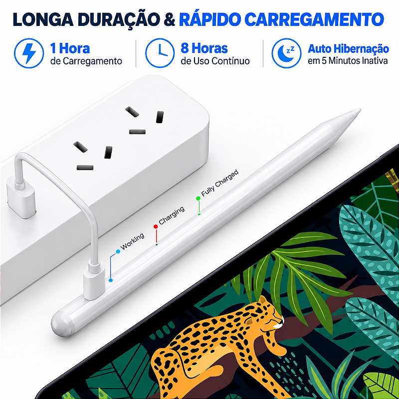 Caneta Touchscreen Stylus Universal Para CELULAR e TABLET ELETROMEX EL-1841