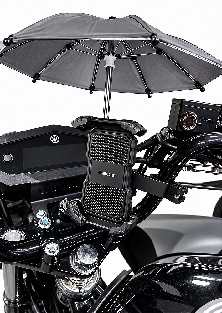 Suporte Celular Moto Bicicleta Universal Mini Guarda Chuva LE-137 ITBLUE