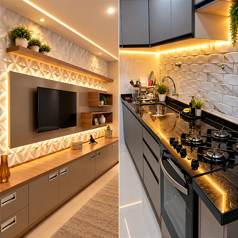 Fita Led RGB Rolo 5METROS + Controle + Fonte ALTOMEX AL-5050SK-5