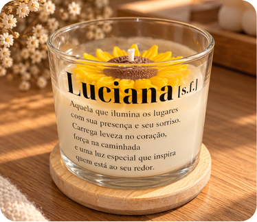 Vela Aromática Personalizada