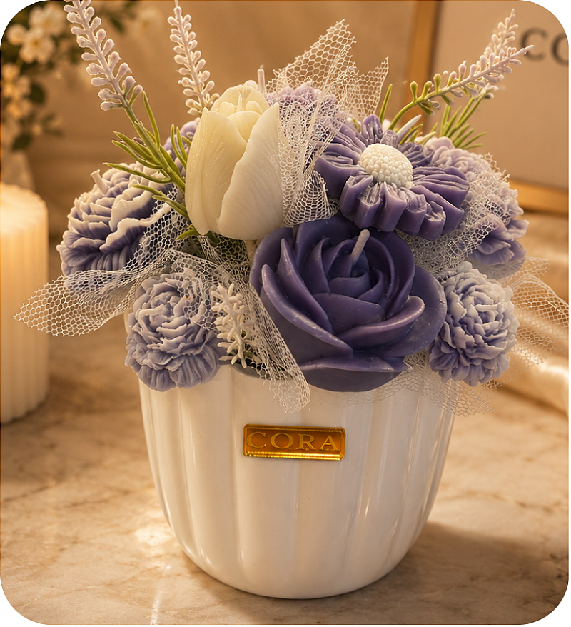Vaso de Velas Aromáticas - Tamanho P