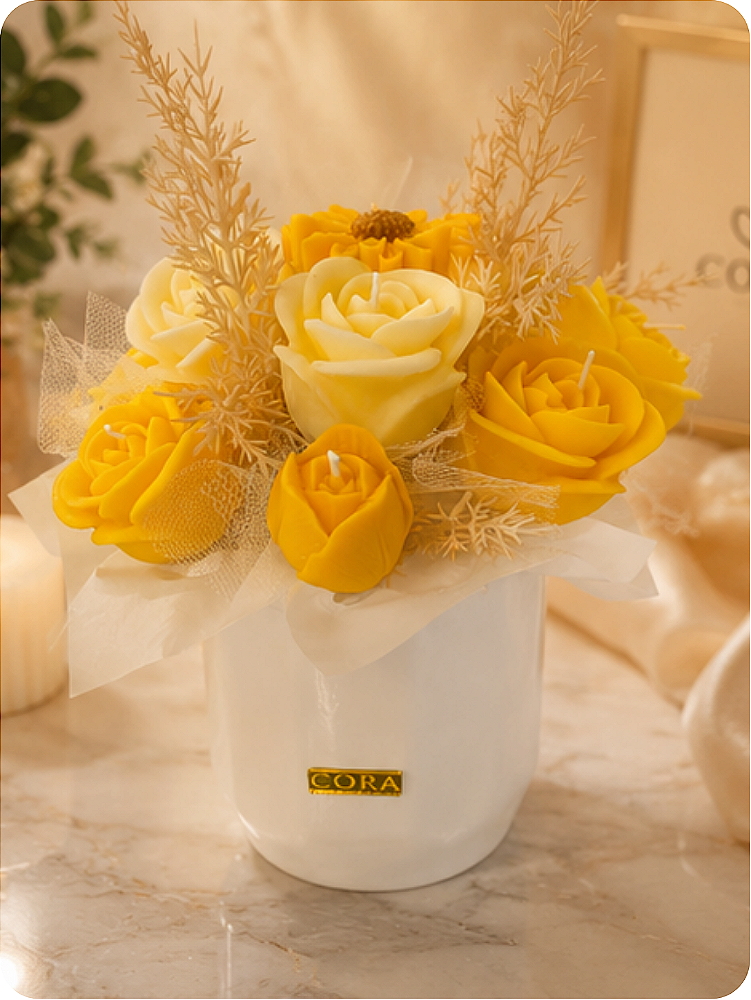 Vaso de Velas Aromáticas - Tamanho M