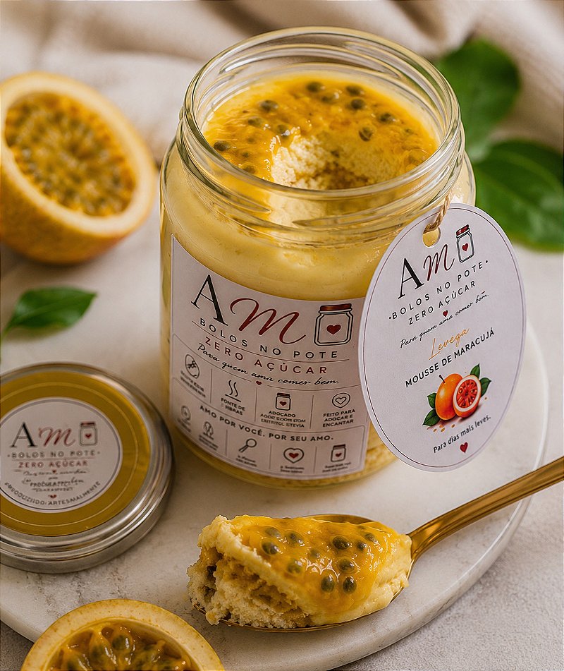 AMO Leveza - Mousse de Maracujá