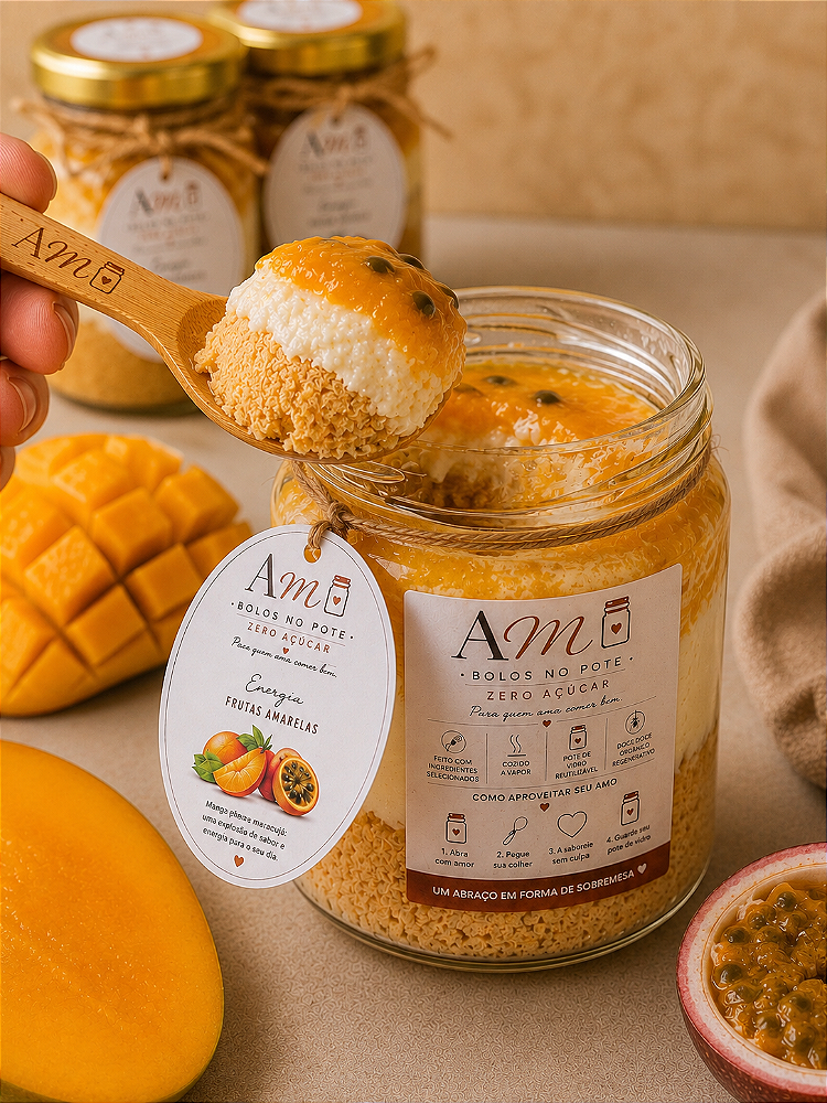 AMO Energia - Ninho com frutas amarelas