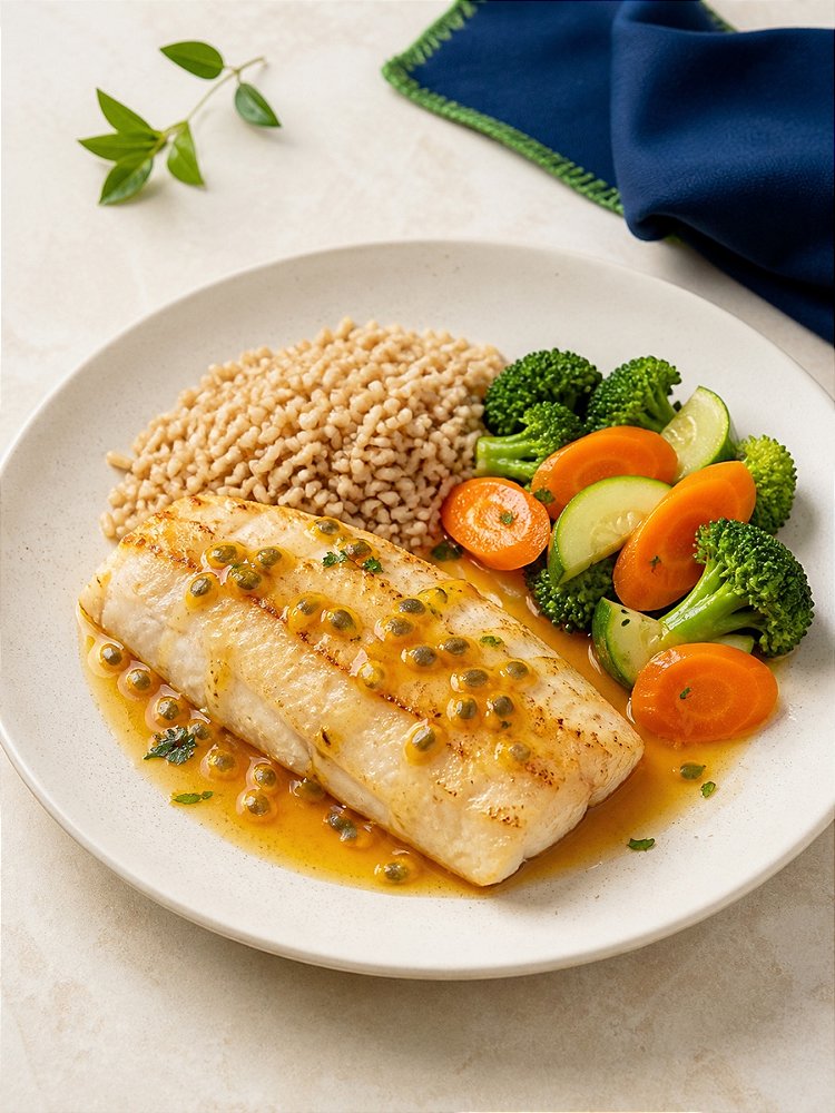 Peixe Branco ao Maracujá
