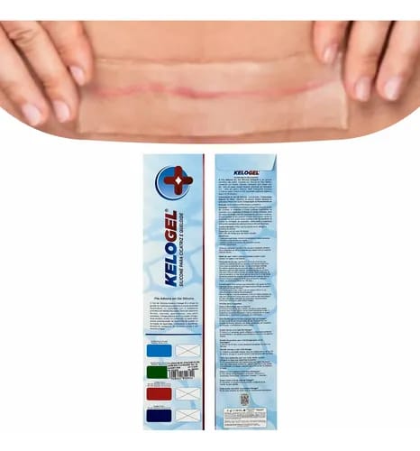 Fita Em Gel De Silicone Para Cicatriz 35cmx3cm Kelogel