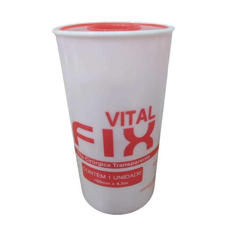 Fita Cirúrgica Transparente Transpore Vital Fix 100mm