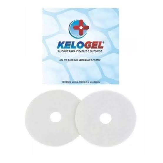 Placa Em Gel Adesivo Areolar 7.6x7.6cm 2un Kelogel