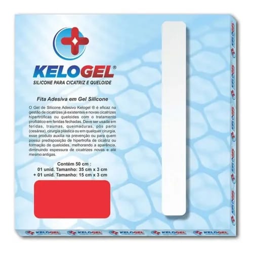 Placa De Silicone Queimados E Cicatriz Kelogel 10x10cm