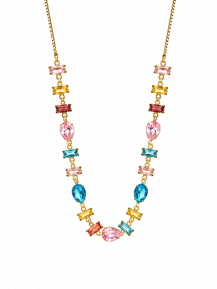 Colar Colors Folheado a Ouro Lumend