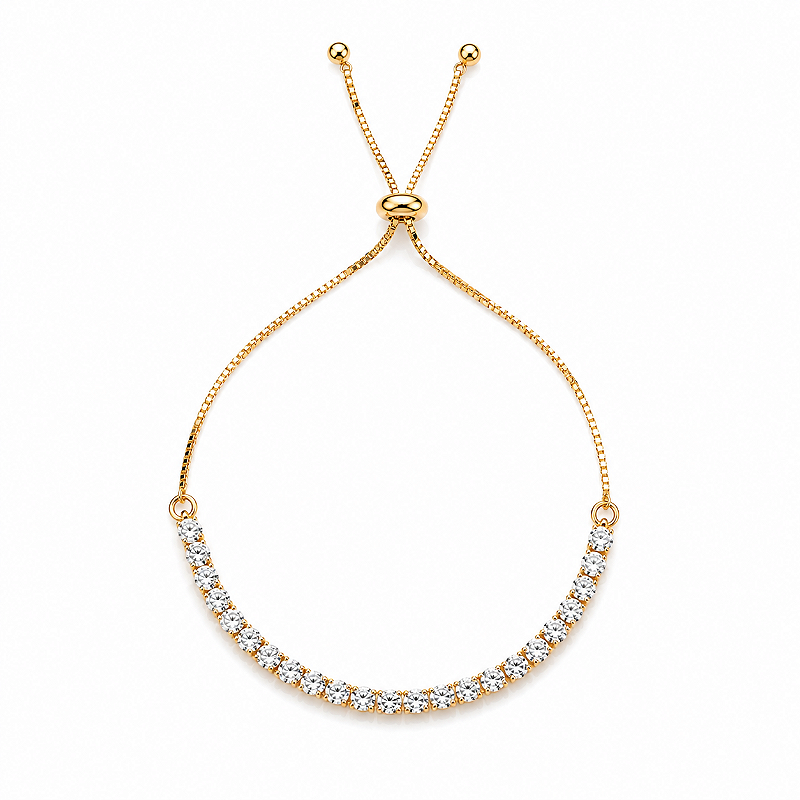 Pulseira Gravatinha Folheada a Ouro Lumend