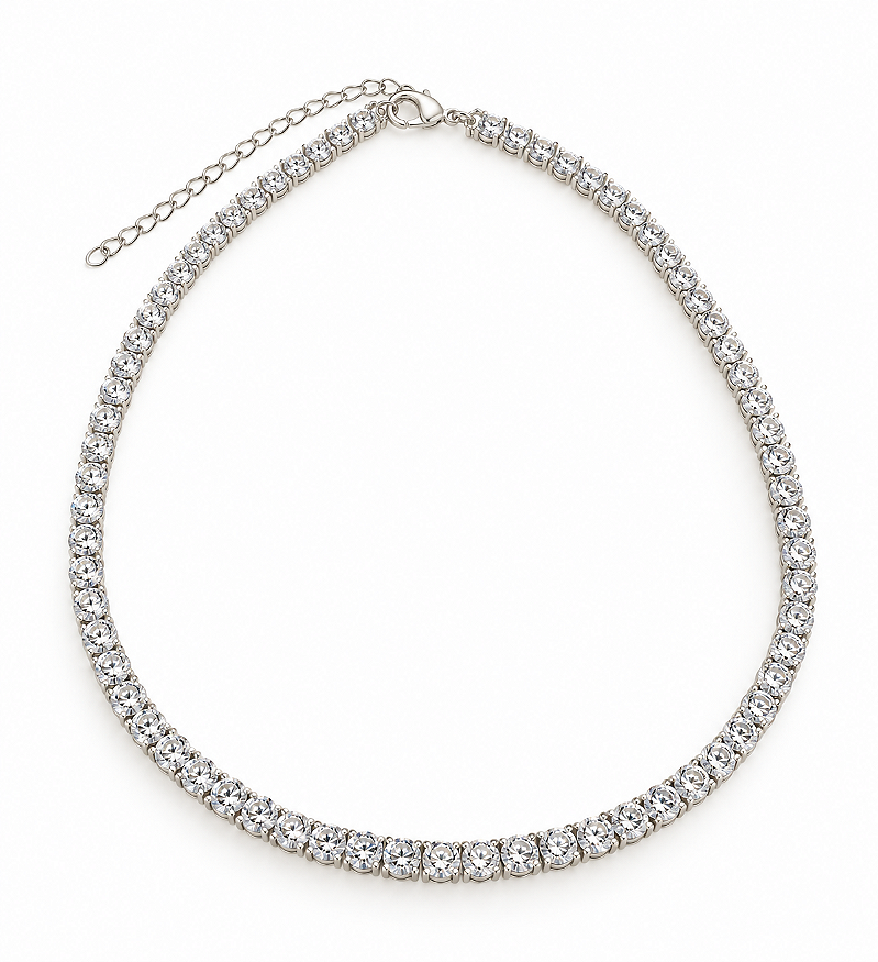 Chocker Riviera Folheada a Prata