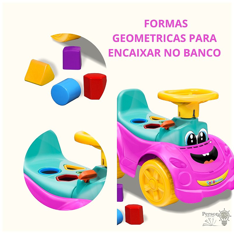 Totokinha Sport Quadriciclo Carrinho Passeio Infantil Menina