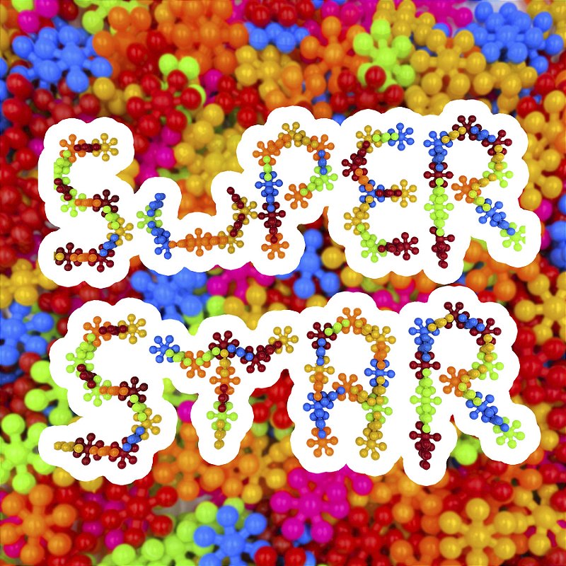 Brinquedo Blocos de Montar SUPER STAR - Saco 200 PÇ