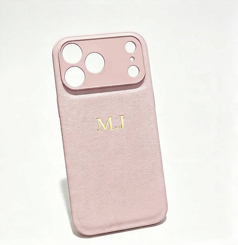 Capa iPhone 17 Pro Max Couro Marrom JB Signature