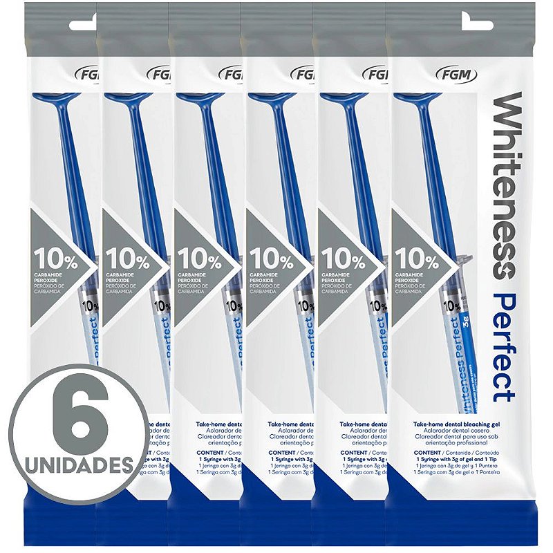 6 Clareador Whiteness Perfect 10% - FGM