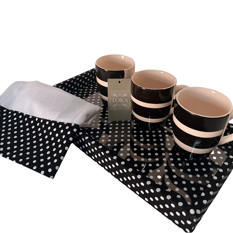KIT CANECA CAFÉ COM LEITE POÁ