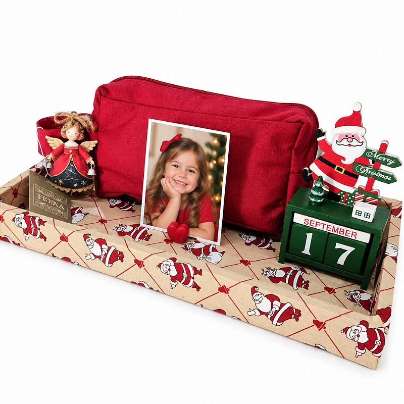 BANDEJA ORGANIZADORA ESCRITÓRIO / QUARTO PAPAI NOEL | 4 PEÇAS