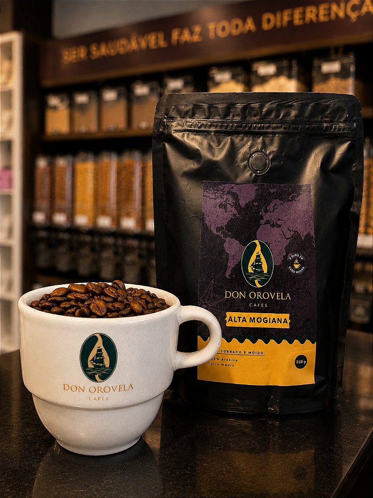 Don Orovela Café Alta Mogiana Moído 250g + Xicara