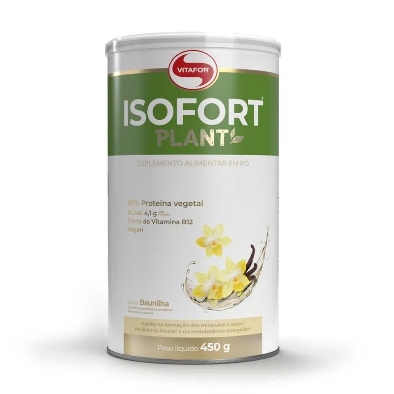 ISOFORT PLANT 450G BAUNILHA