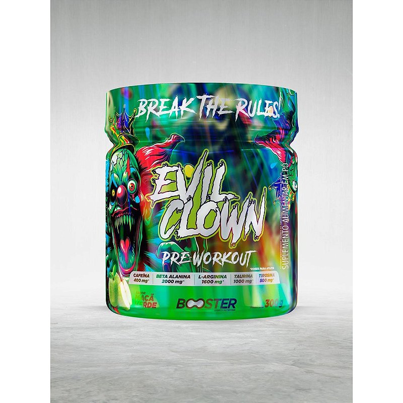 BOOSTER - EVIL CLOWN  300G - MAÇA VERDE
