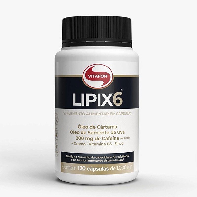 LIPIX 6 - 120 Cáps de 1000mg