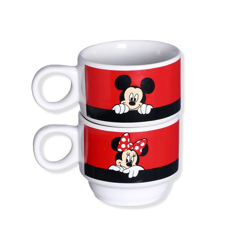KIT XICARAS C/2PÇS MICKEY E MINNIE
