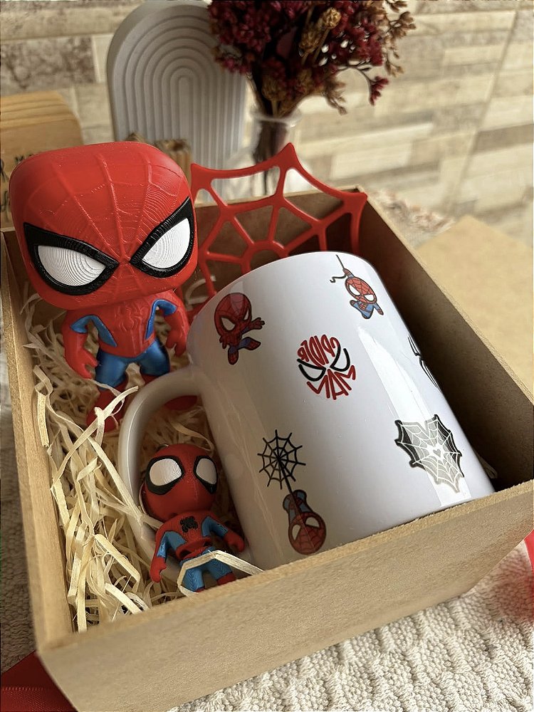 Kit caneca homem aranha