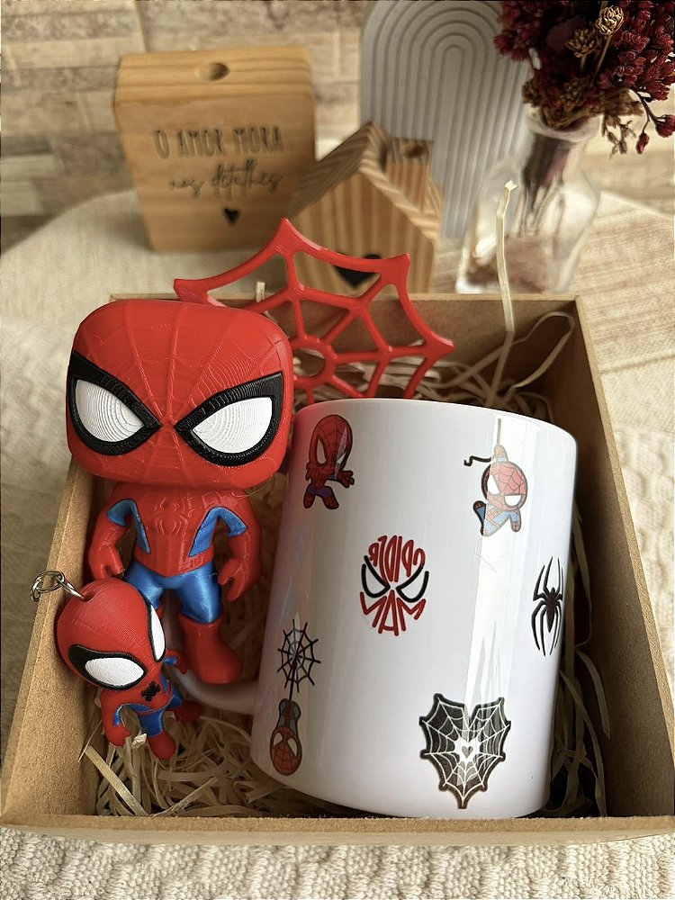 Kit caneca homem aranha