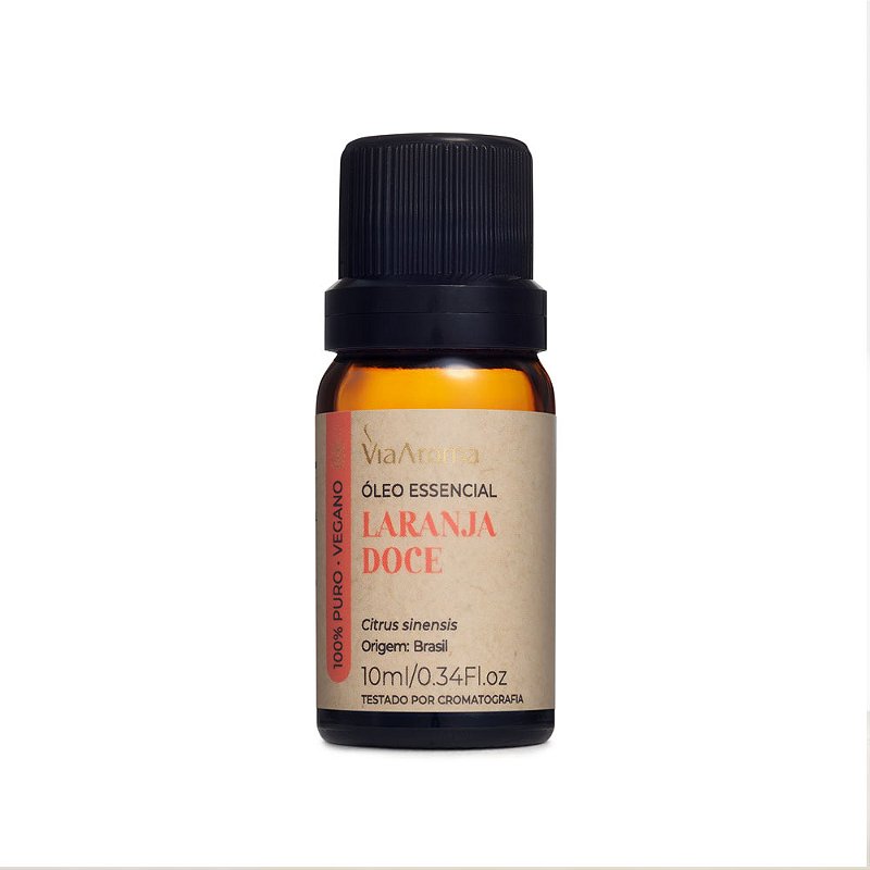 Óleo Essencial Laranja Doce 10ml | Via Aroma