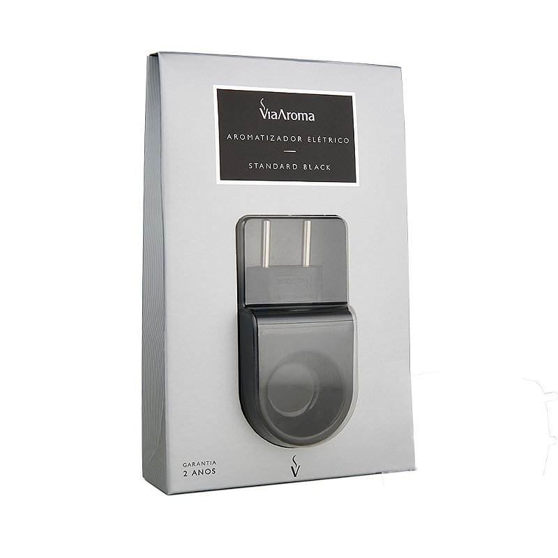 Difusor Aromarizador Elétrico Via Aroma Standart Preto