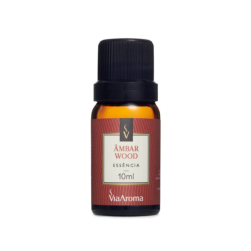Essência Via Aroma 10Ml Classica Ambar Wood