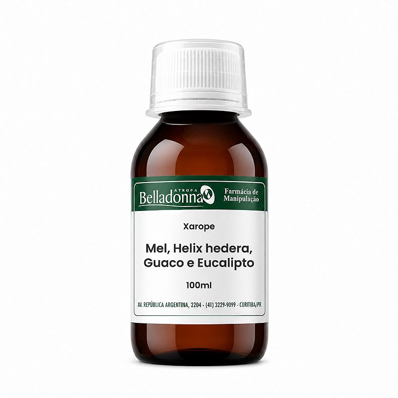 Xarope de Mel, Helix hedera, Guaco e Eucalipto - 100ml