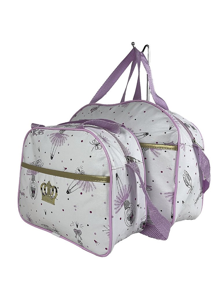 Kit Mala Bolsa Maternidade 2 Peças Vies - Bailarina