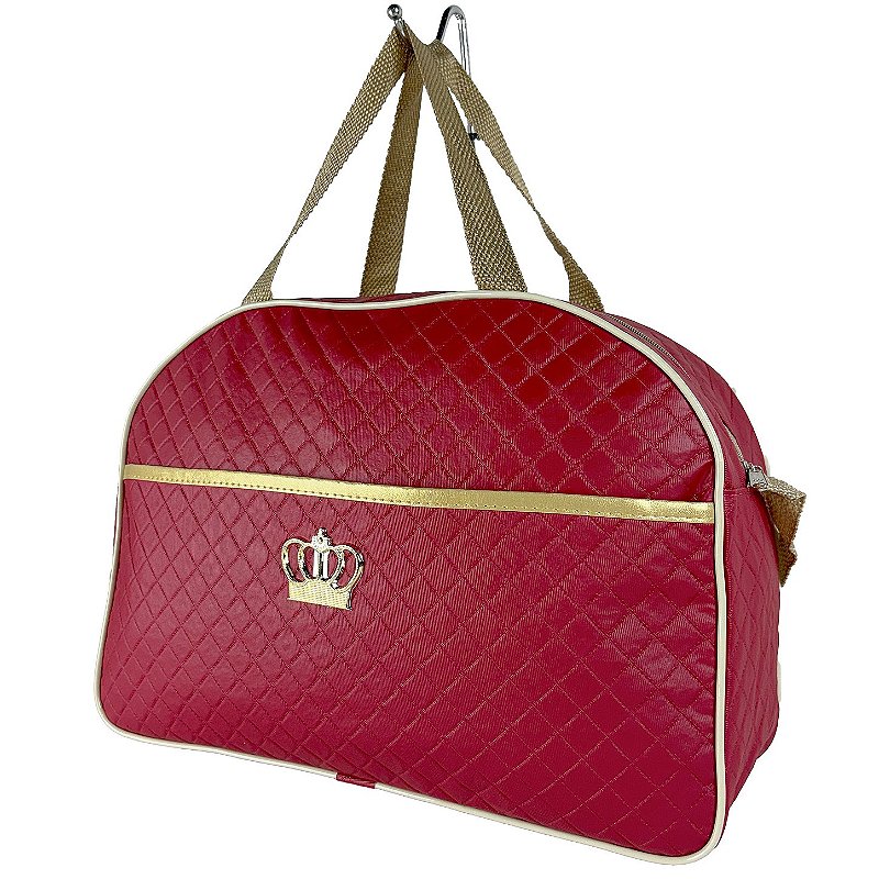 Kit Mala Bolsa Maternidade 2 Peças Vies - Vermelho