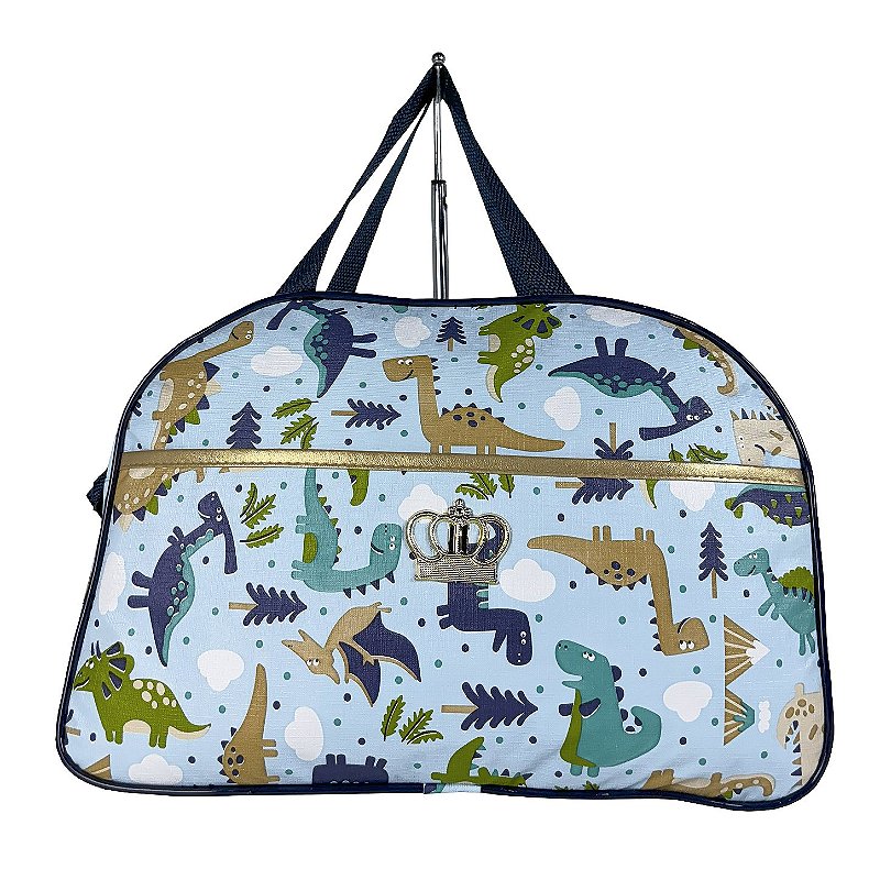Kit Mala Bolsa Maternidade 2 Peças Vies - Dinossauro