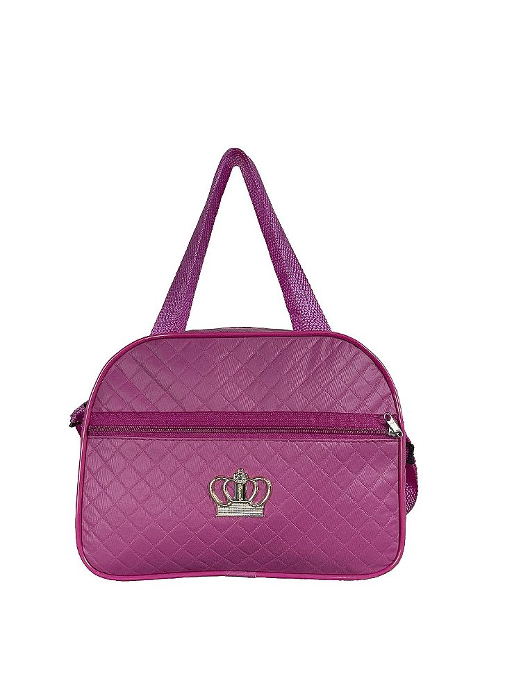 Kit Mala Bolsa Maternidade 2 Peças Zíper - Pink