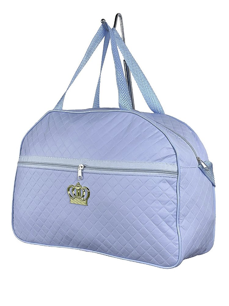 Kit Mala Bolsa Maternidade 2 Peças Zíper - Azul Bebe
