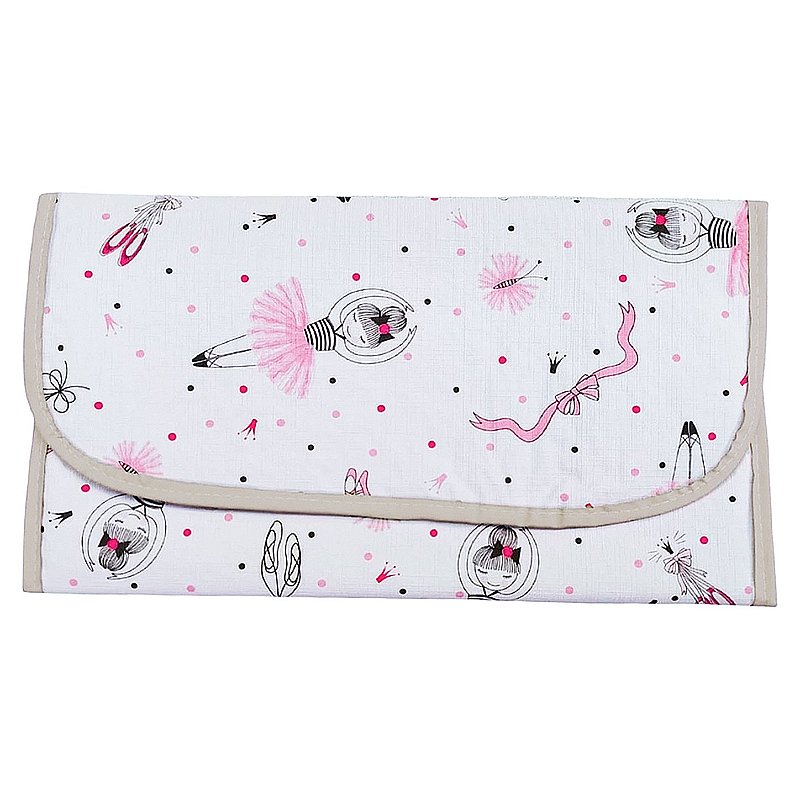 Kit 2 Bolsa Maternidade com Trocador de Bebê Dobravél - Bailarina