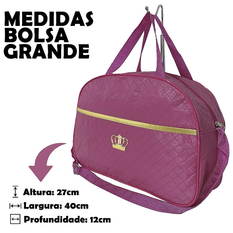 Kit 2 Bolsa Maternidade com Trocador de Bebê Dobravél - Pink